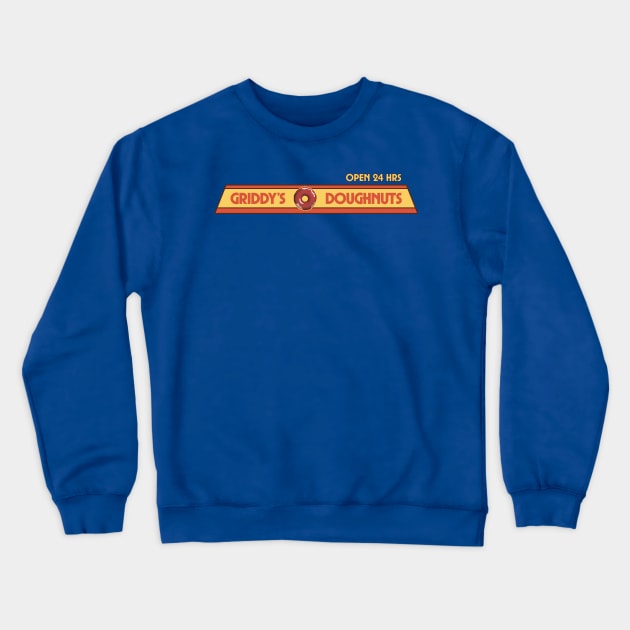 Umbrella Academy - Griddy's Doughnuts Crewneck Sweatshirt by Dopamine Creative